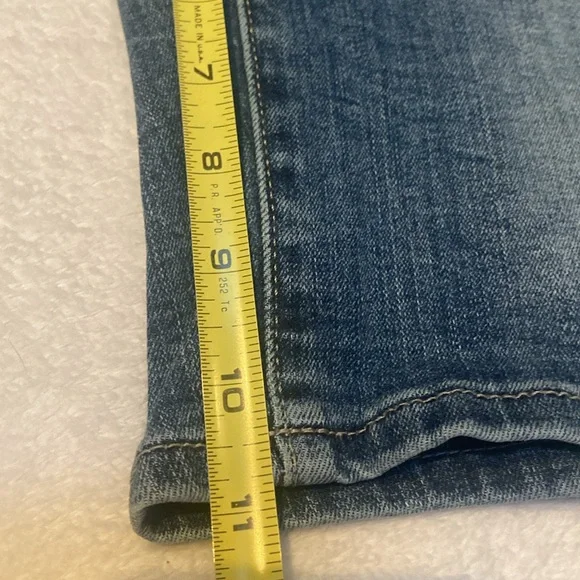 LUCKY BRAND Size 4/27 Bermuda Blue Jean Shorts - Picture 6 of 11